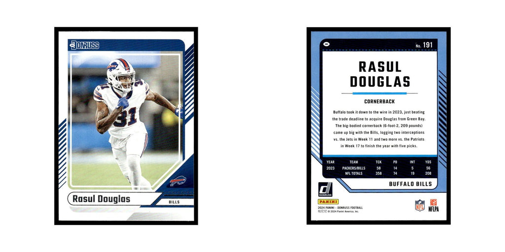 Rasul Douglas 2024 Donruss #191 Buffalo Bills Football Card NM