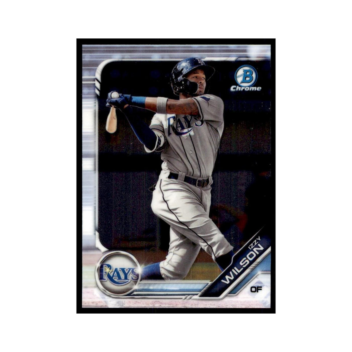 Izzy Wilson 2019 Bowman Draft Chrome #BDC-13 Tampa Bay Rays Baseball Card NM