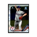 Justin Slaten 2019 Bowman Draft Chrome #BDC-24 Texas Rangers Baseball Card NM