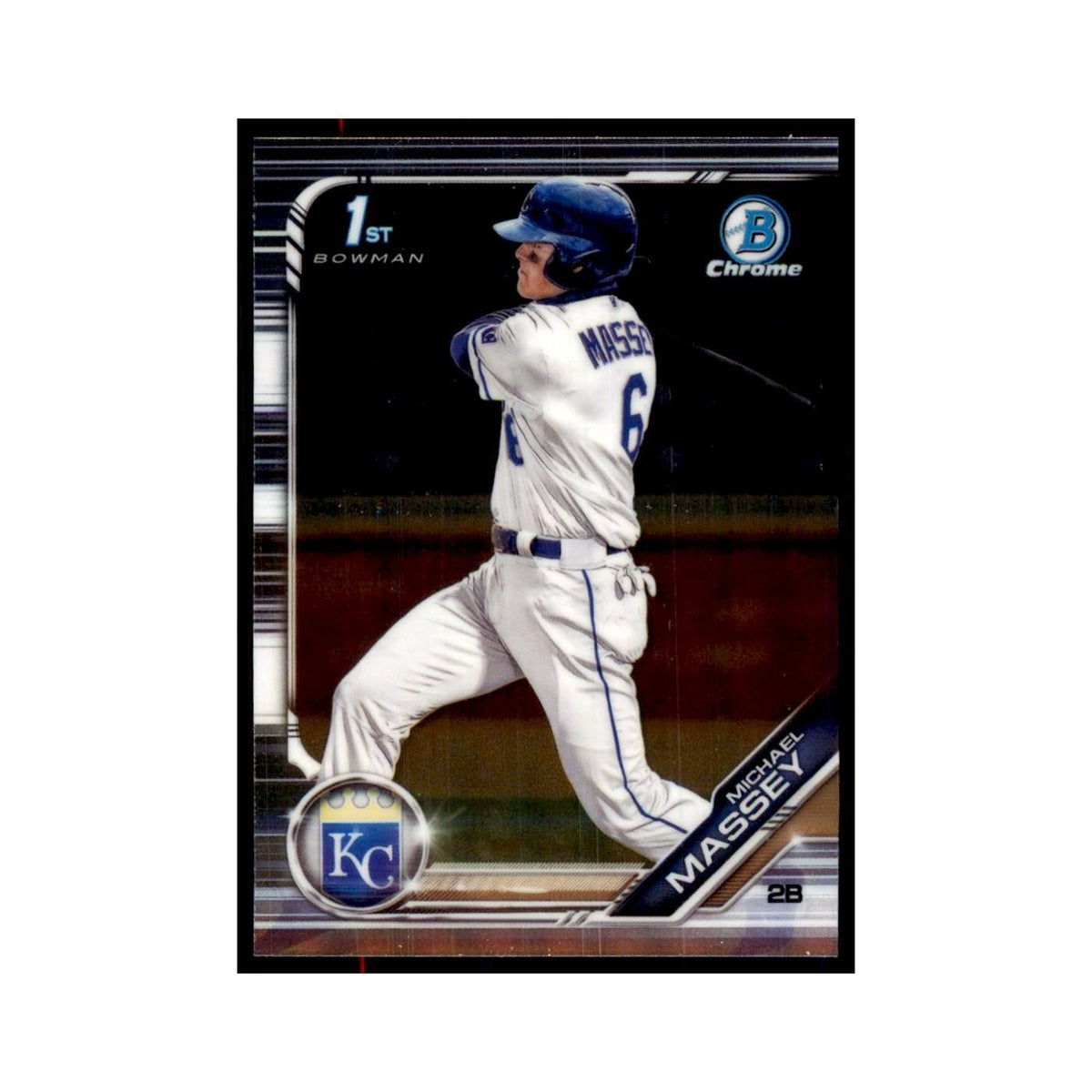Michael Massey 2019 Bowman Draft Chrome #BDC-111 Kansas City Royals NM