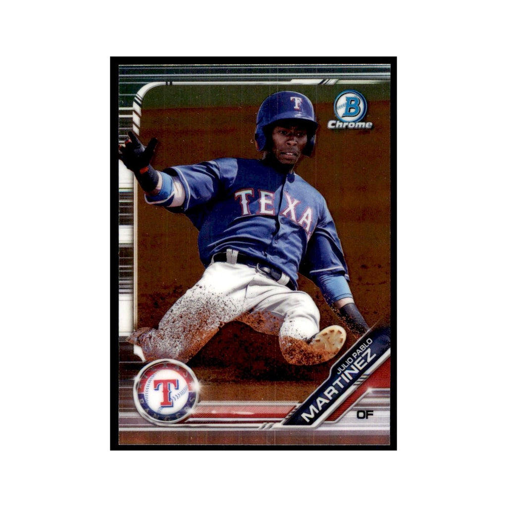 Julio Pablo Martinez 2019 Bowman Draft Chrome #BDC-71 Texas Rangers NM