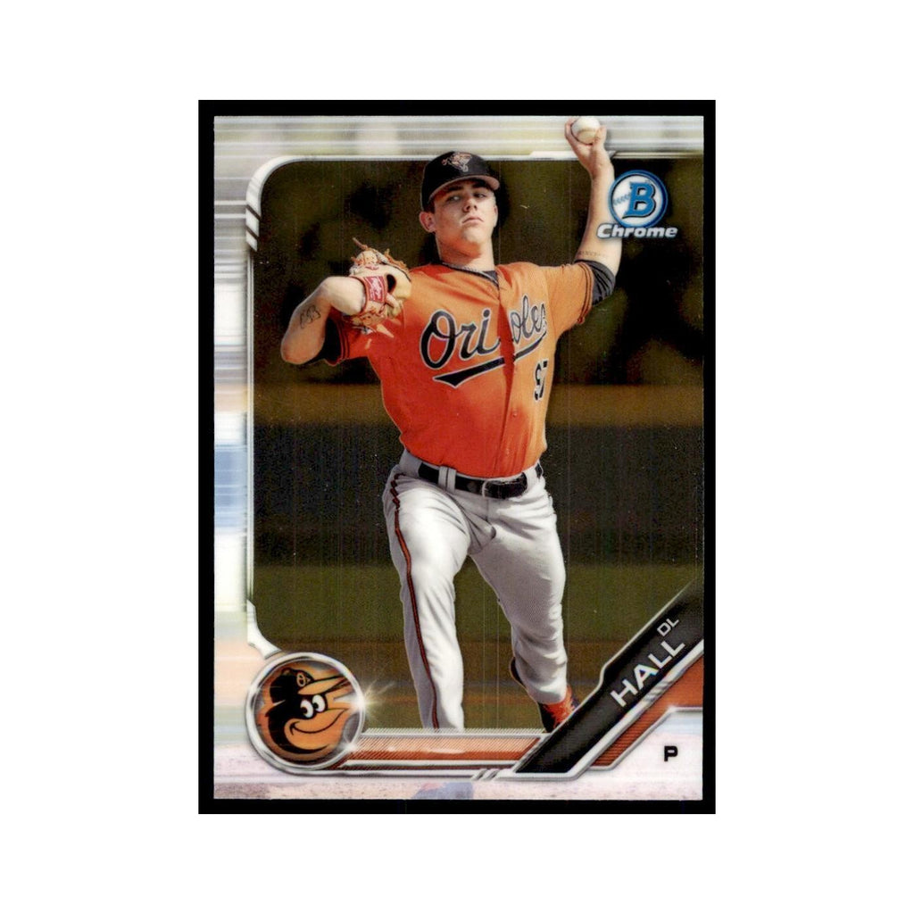 DL Hall 2019 Bowman Draft Chrome #BDC-33 Baltimore Orioles Baseball Card NM
