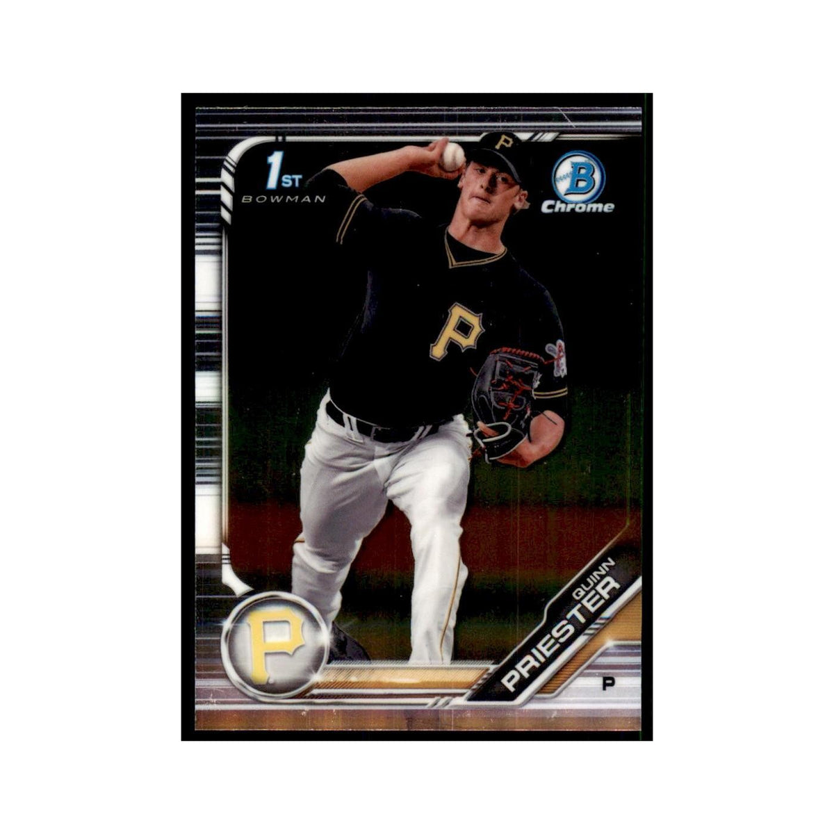 Quinn Priester 2019 Bowman Draft Chrome #BDC-44 Pittsburgh Pirates NM