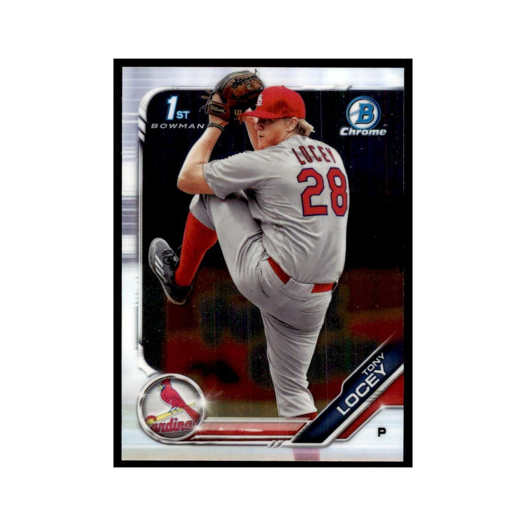 Tony Locey 2019 Bowman Draft Chrome #BDC-70 St. Louis Cardinals Baseball Card NM