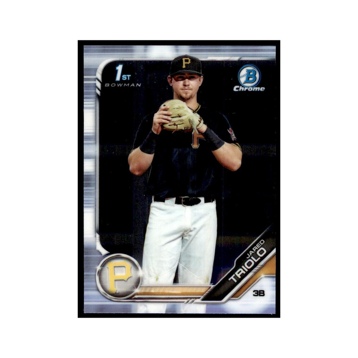 Jared Triolo 2019 Bowman Draft Chrome #BDC-161 Pittsburgh Pirates NM
