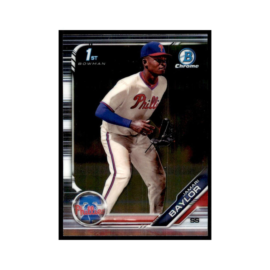 Jamari Baylor 2019 Bowman Draft Chrome #BDC-41 Philadelphia Phillies NM