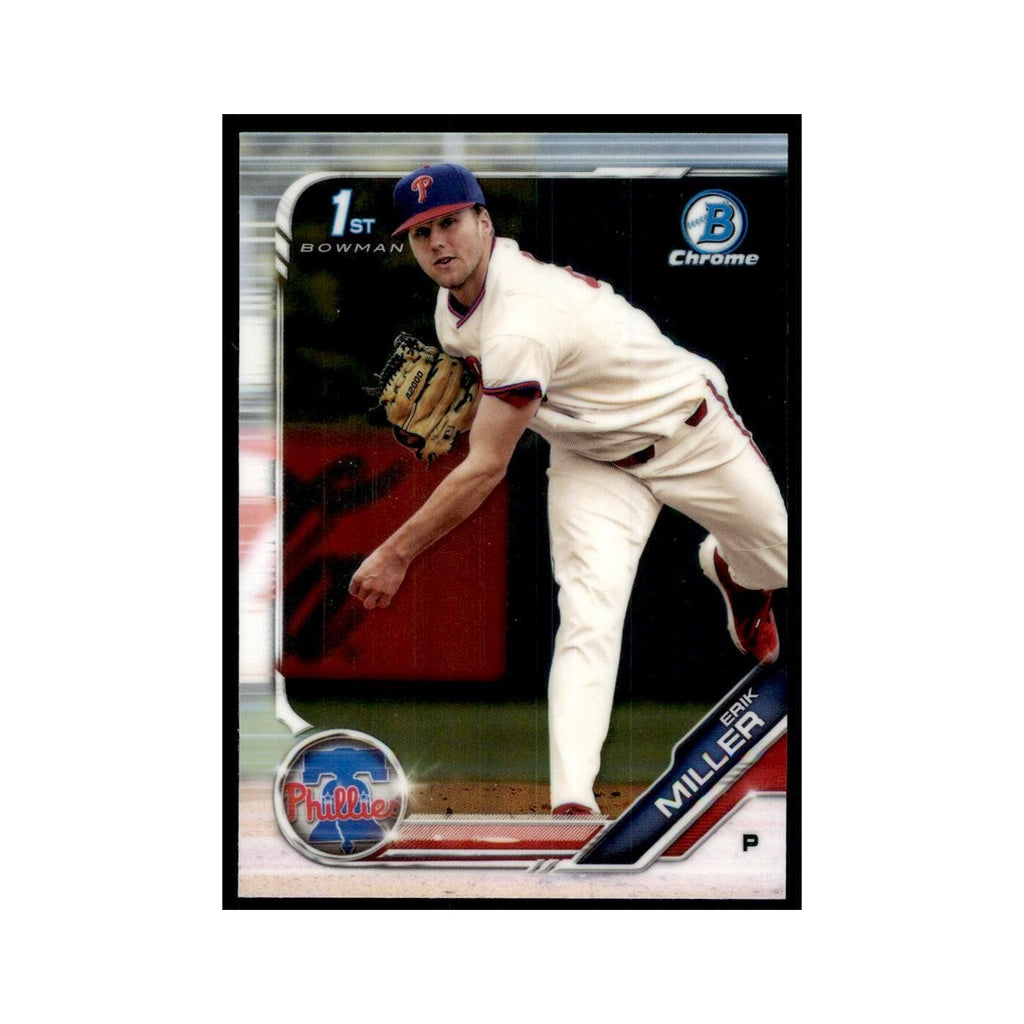 Erik Miller 2019 Bowman Draft Chrome #BDC-191 Philadelphia Phillies NM