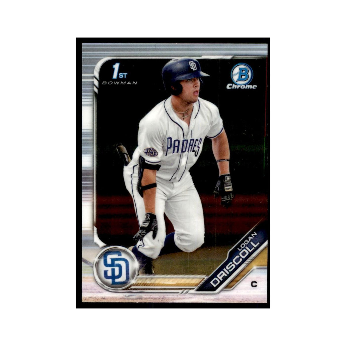Logan Driscoll 2019 Bowman Draft Chrome #BDC-183 San Diego Padres NM