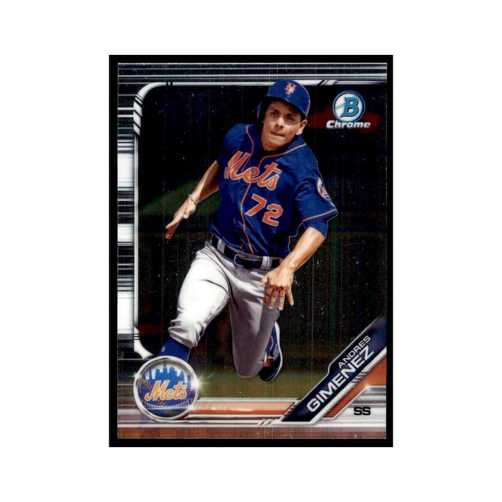 Andres Gimenez 2019 Bowman Draft Chrome #BDC-8 New York Mets Baseball Card NM