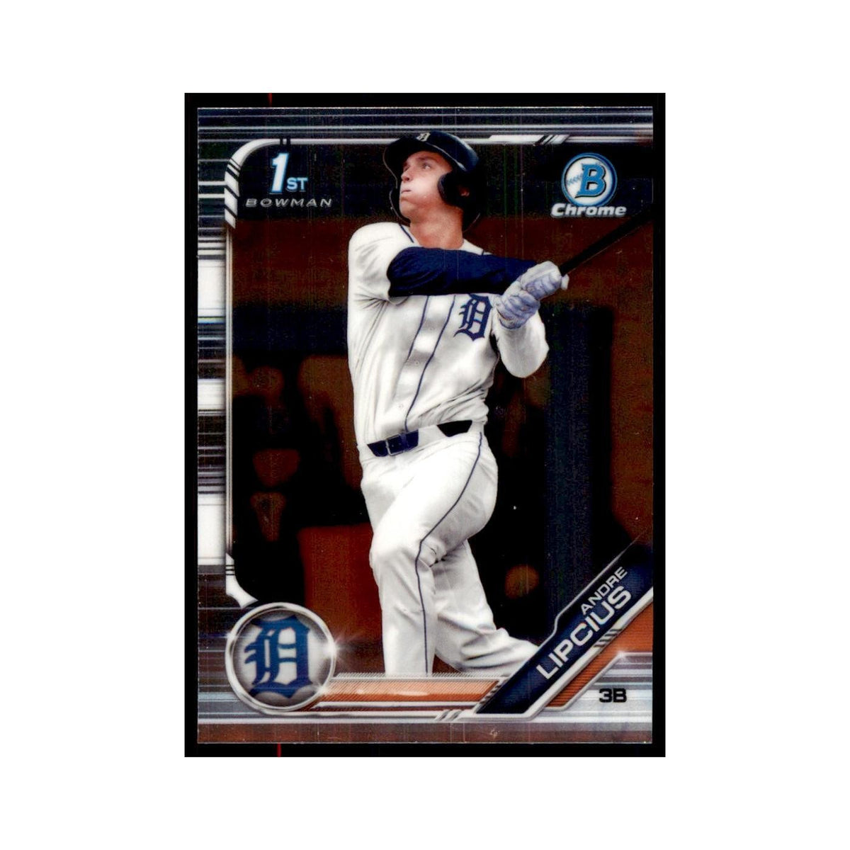 Andre Lipcius 2019 Bowman Draft Chrome #BDC-108 Detroit Tigers Baseball Card NM