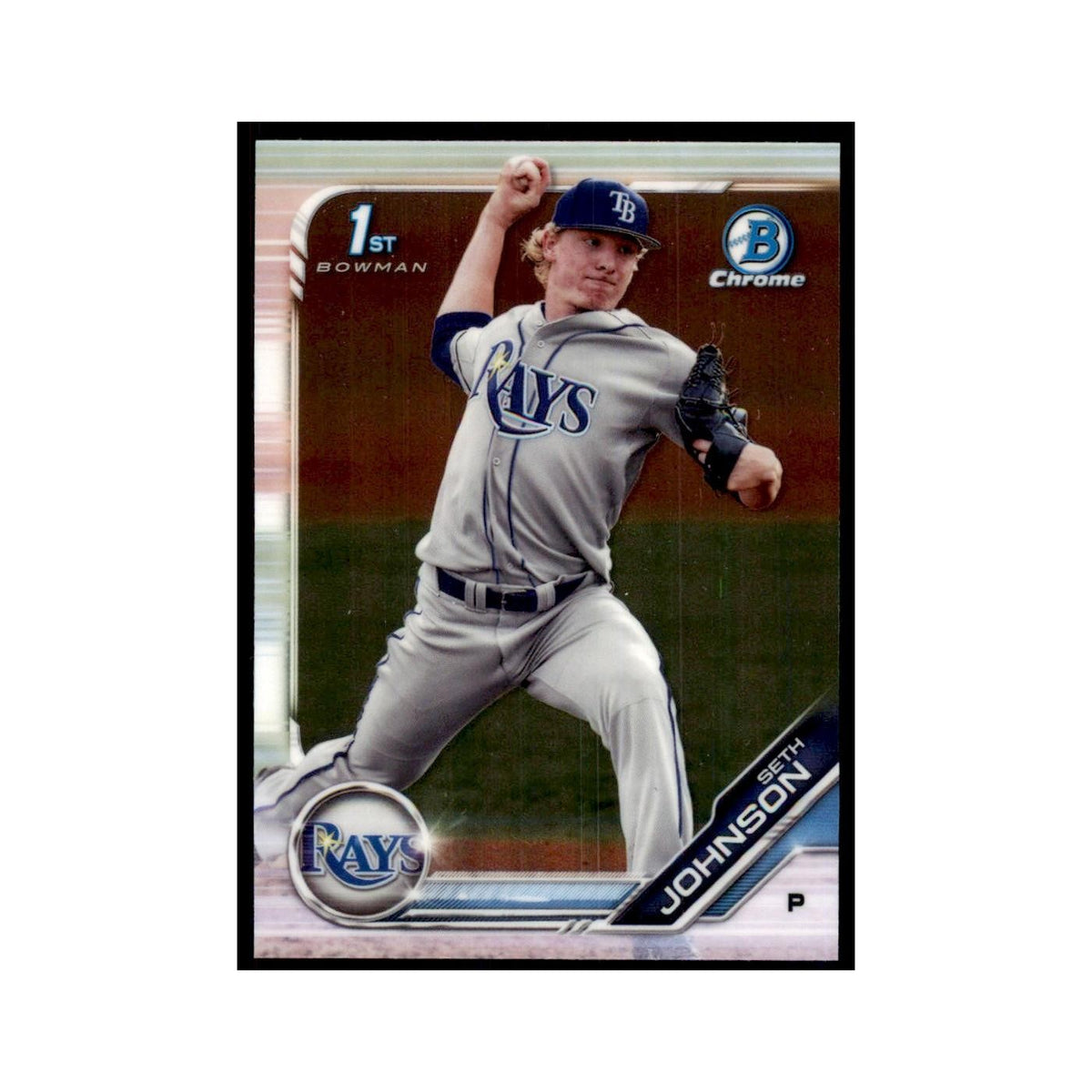 Seth Johnson 2019 Bowman Draft Chrome #BDC-90 Tampa Bay Rays Baseball Card NM