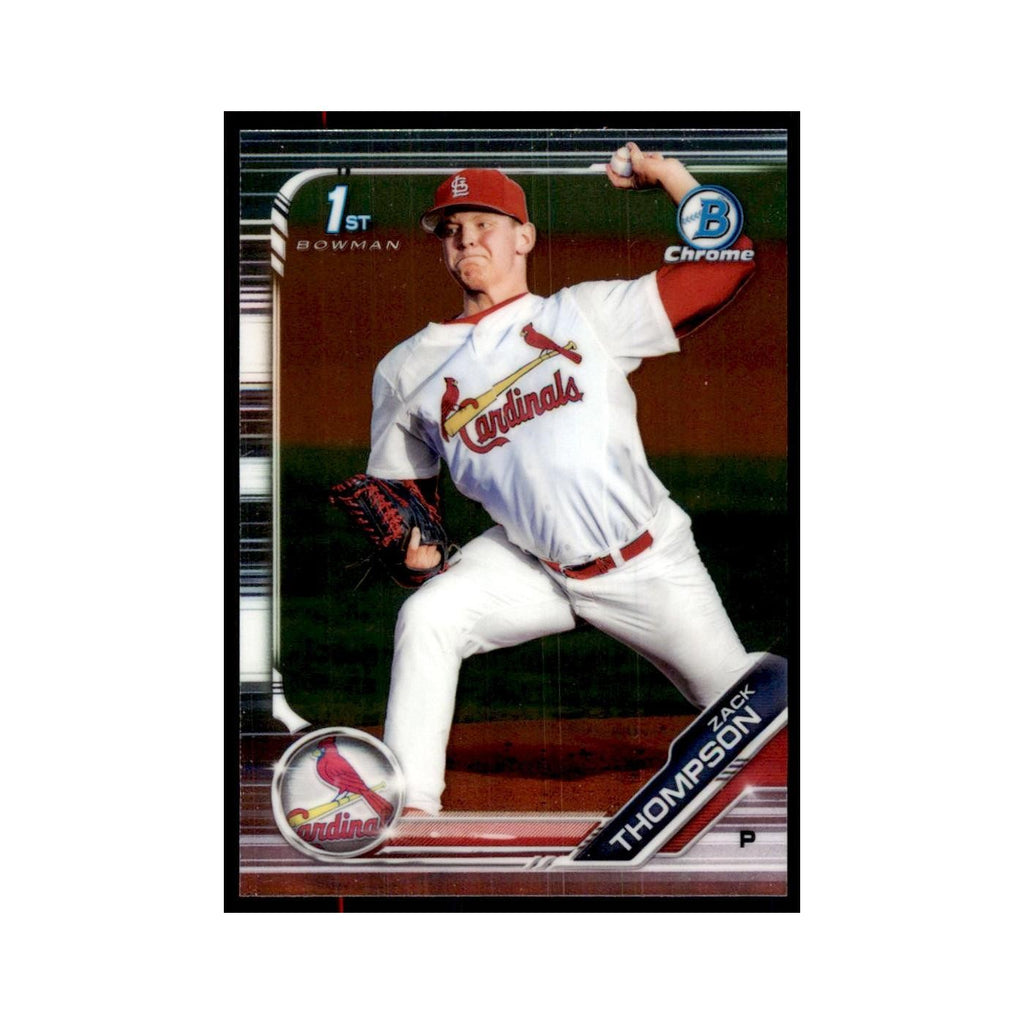 Zack Thompson 2019 Bowman Draft Chrome #BDC-104 St. Louis Cardinals NM