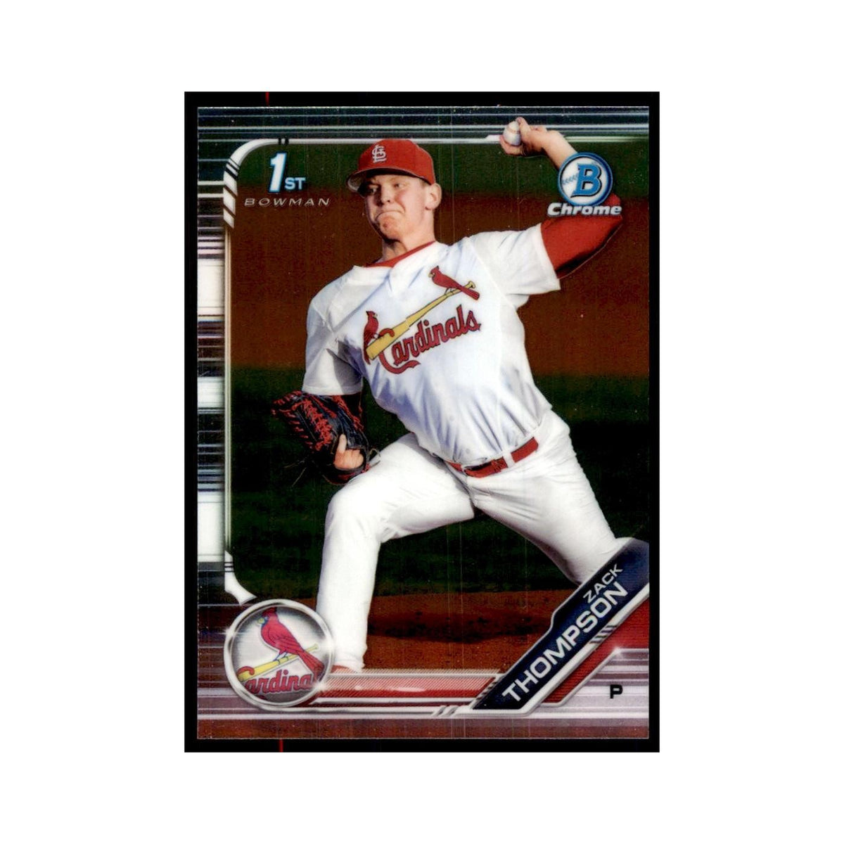 Zack Thompson 2019 Bowman Draft Chrome #BDC-104 St. Louis Cardinals NM