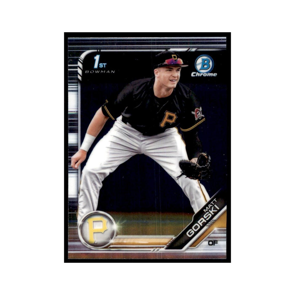 Matt Gorski 2019 Bowman Draft Chrome #BDC-73 Pittsburgh Pirates Baseball Card NM