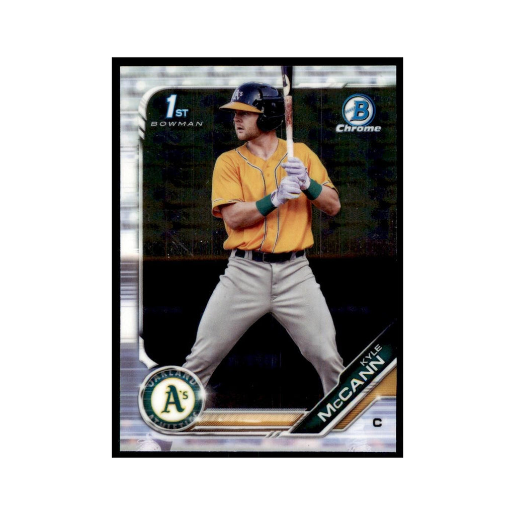 Kyle McCann 2019 Bowman Draft Chrome #BDC-126 Oakland Athletics Baseball Card NM