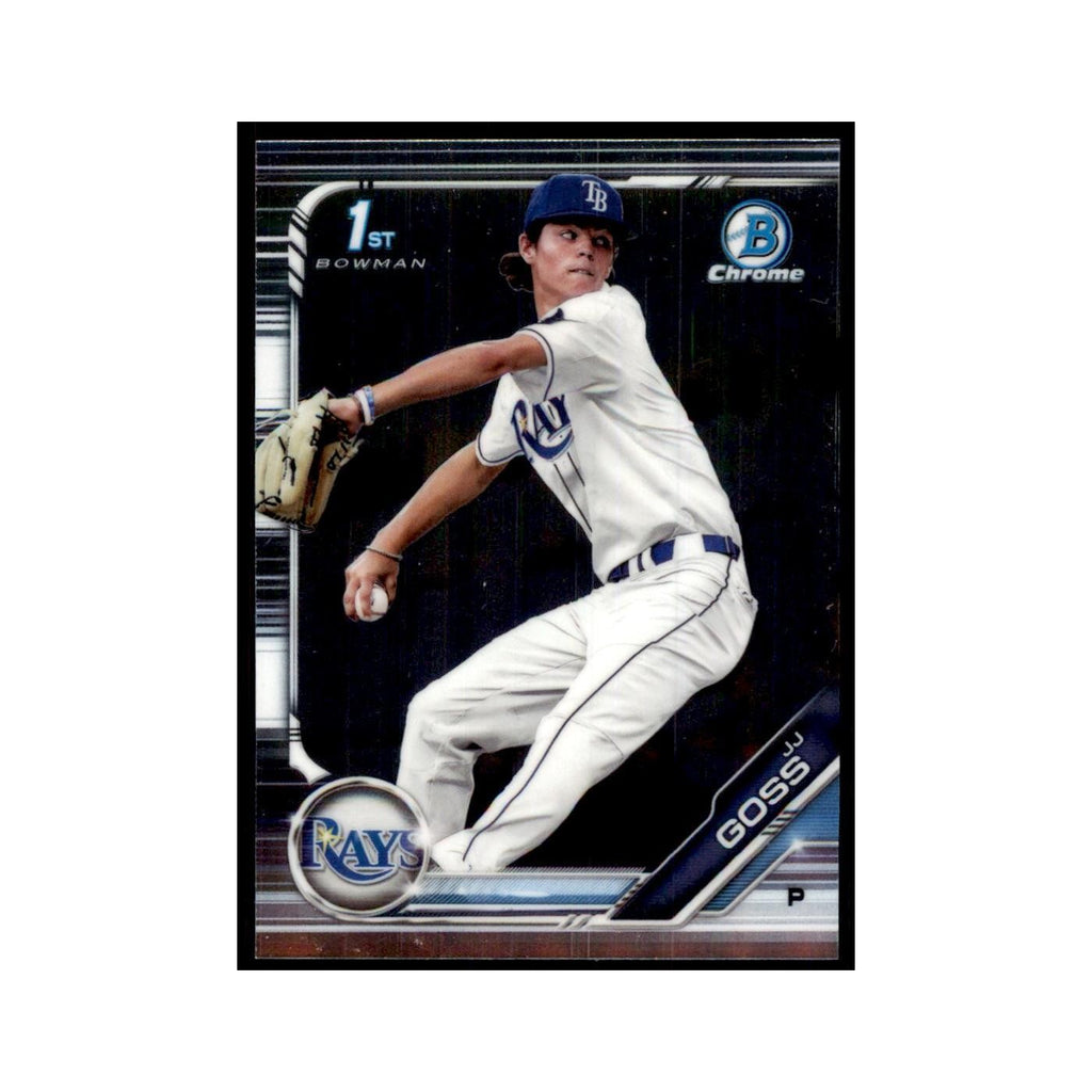 JJ Goss 2019 Bowman Draft Chrome #BDC-61 Tampa Bay Rays Baseball Card NM