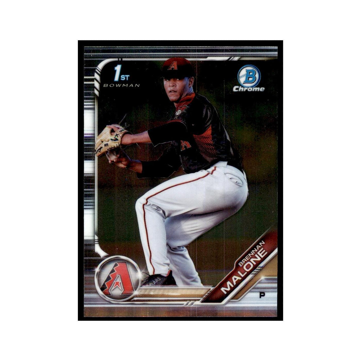 Brennan Malone 2019 Bowman Draft Chrome #BDC-165 Arizona Diamondbacks NM