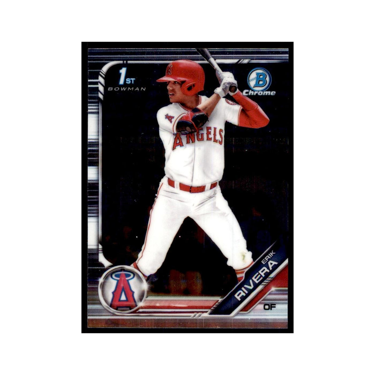 Erik Rivera 2019 Bowman Draft Chrome #BDC-77 Los Angeles Angels Baseball Card NM
