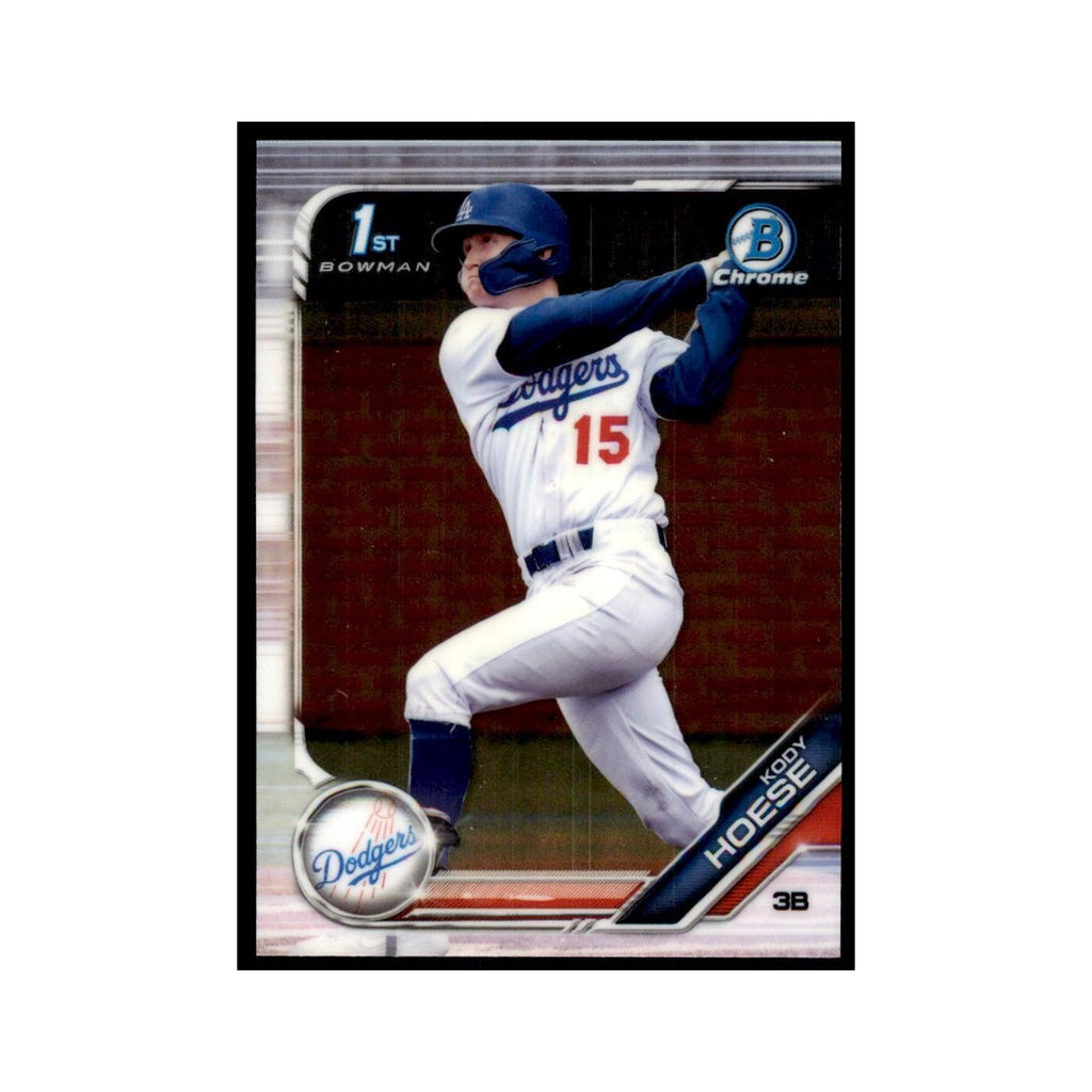 Kody Hoese 2019 Bowman Draft Chrome #BDC-187 Los Angeles Dodgers NM
