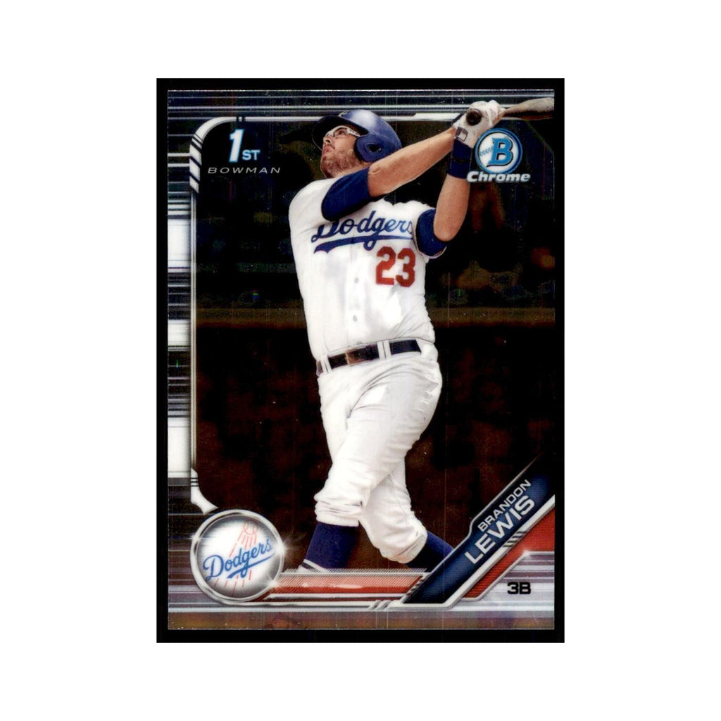 Brandon Lewis 2019 Bowman Draft Chrome #BDC-40 Los Angeles Dodgers NM