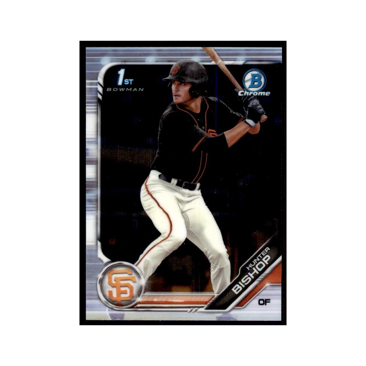 Hunter Bishop 2019 Bowman Draft Chrome #BDC-31 San Francisco Giants NM