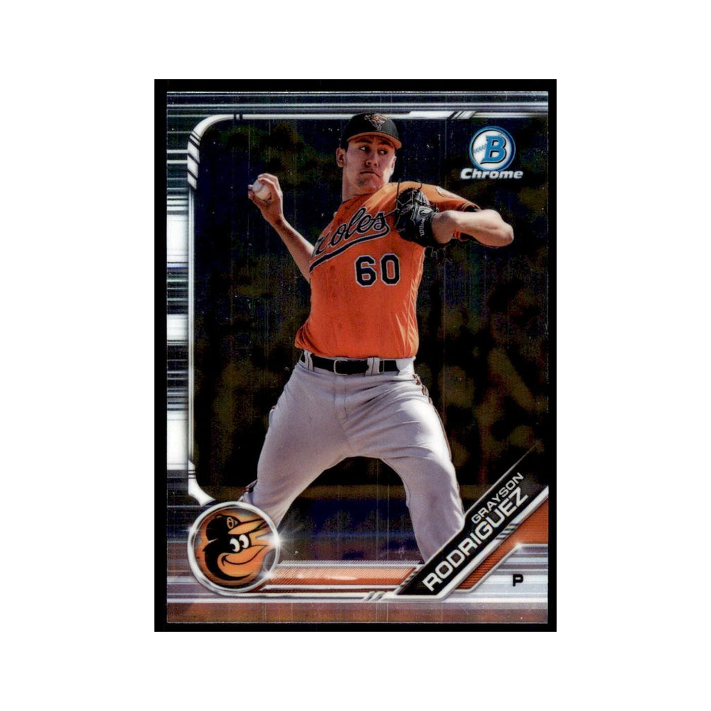 Grayson Rodriguez 2019 Bowman Draft Chrome #BDC-121 Baltimore Orioles NM