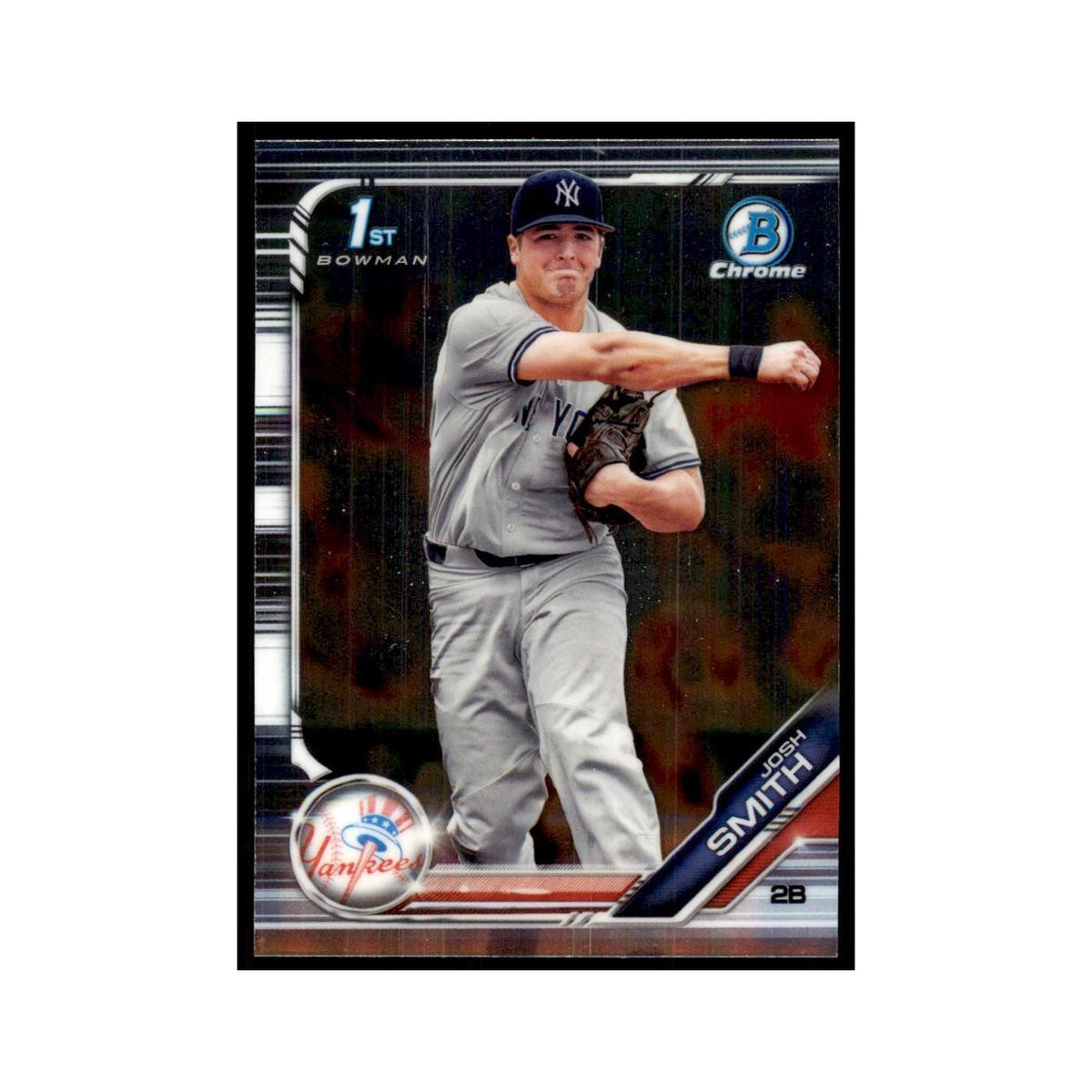 Josh Smith 2019 Bowman Draft Chrome #BDC-86 New York Yankees Baseball Card NM