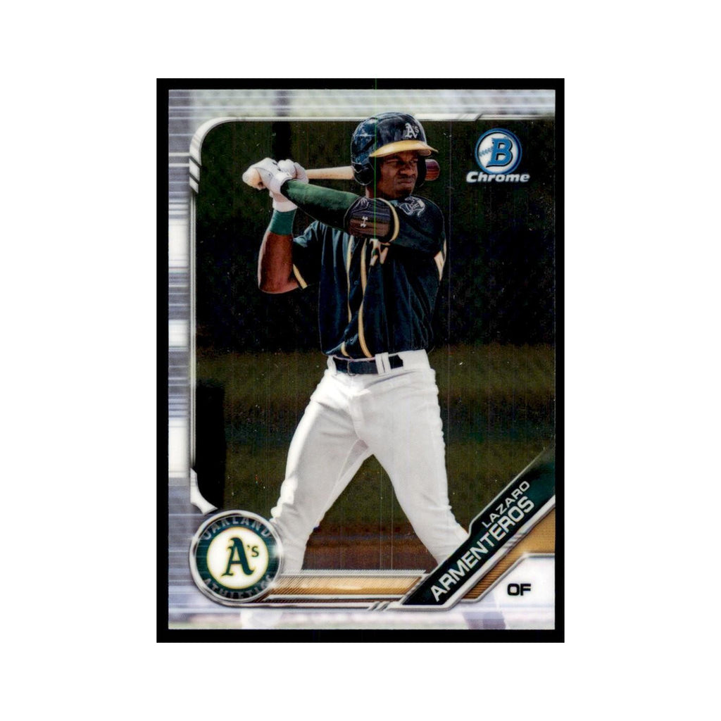 Lazaro Armenteros 2019 Bowman Draft Chrome #BDC-198 Oakland Athletics NM