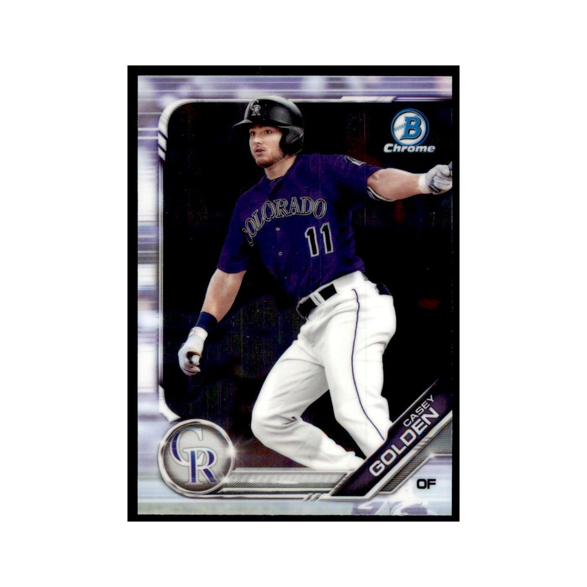Casey Golden 2019 Bowman Draft Chrome #BDC-83 Colorado Rockies Baseball Card NM