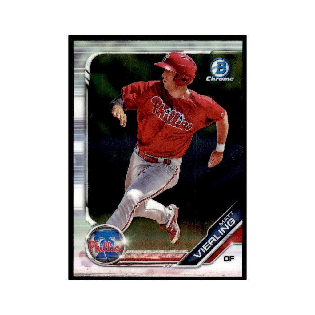 Matt Vierling 2019 Bowman Draft Chrome #BDC-181 Philadelphia Phillies NM