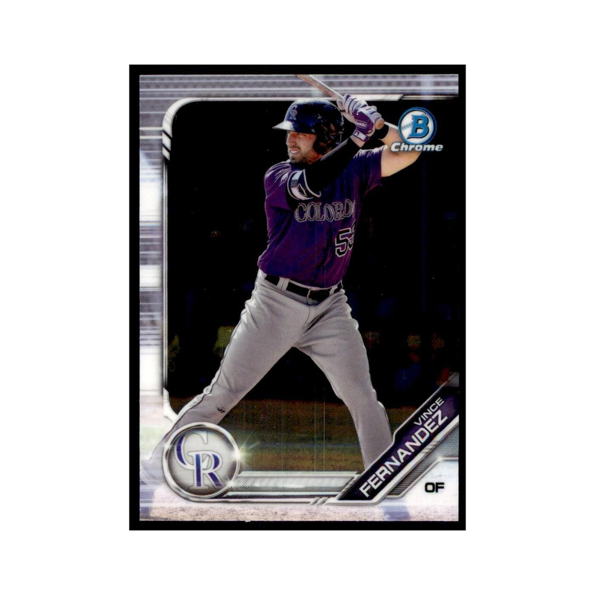 Vince Fernandez 2019 Bowman Draft Chrome #BDC-137 Colorado Rockies NM