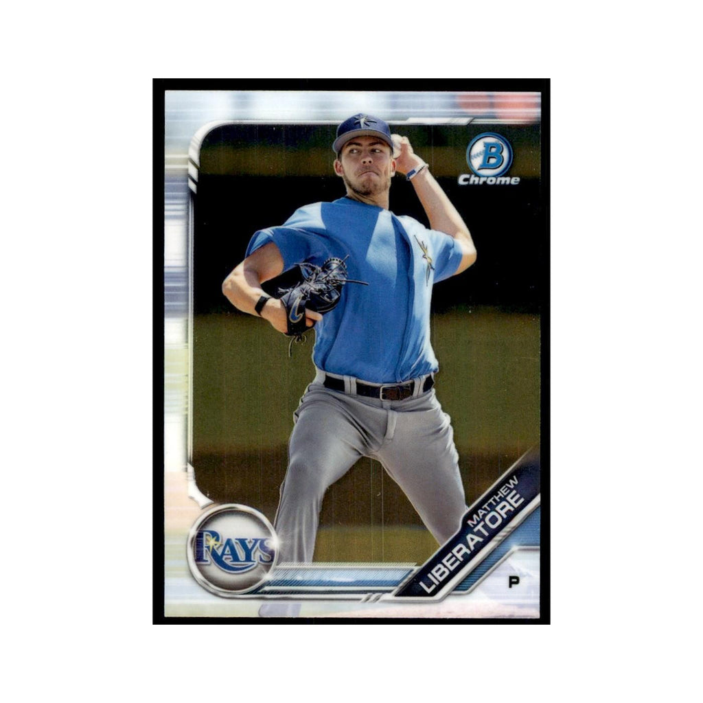 Matthew Liberatore 2019 Bowman Draft Chrome #BDC-127 Tampa Bay Rays NM