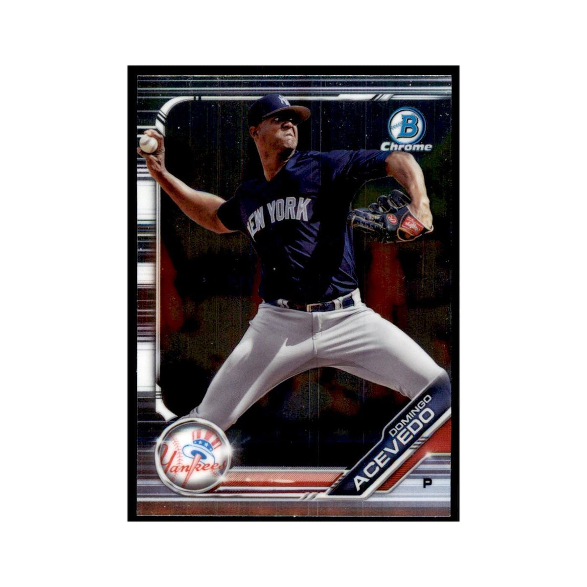 Domingo Acevedo 2019 Bowman Draft Chrome #BDC-102 New York Yankees NM