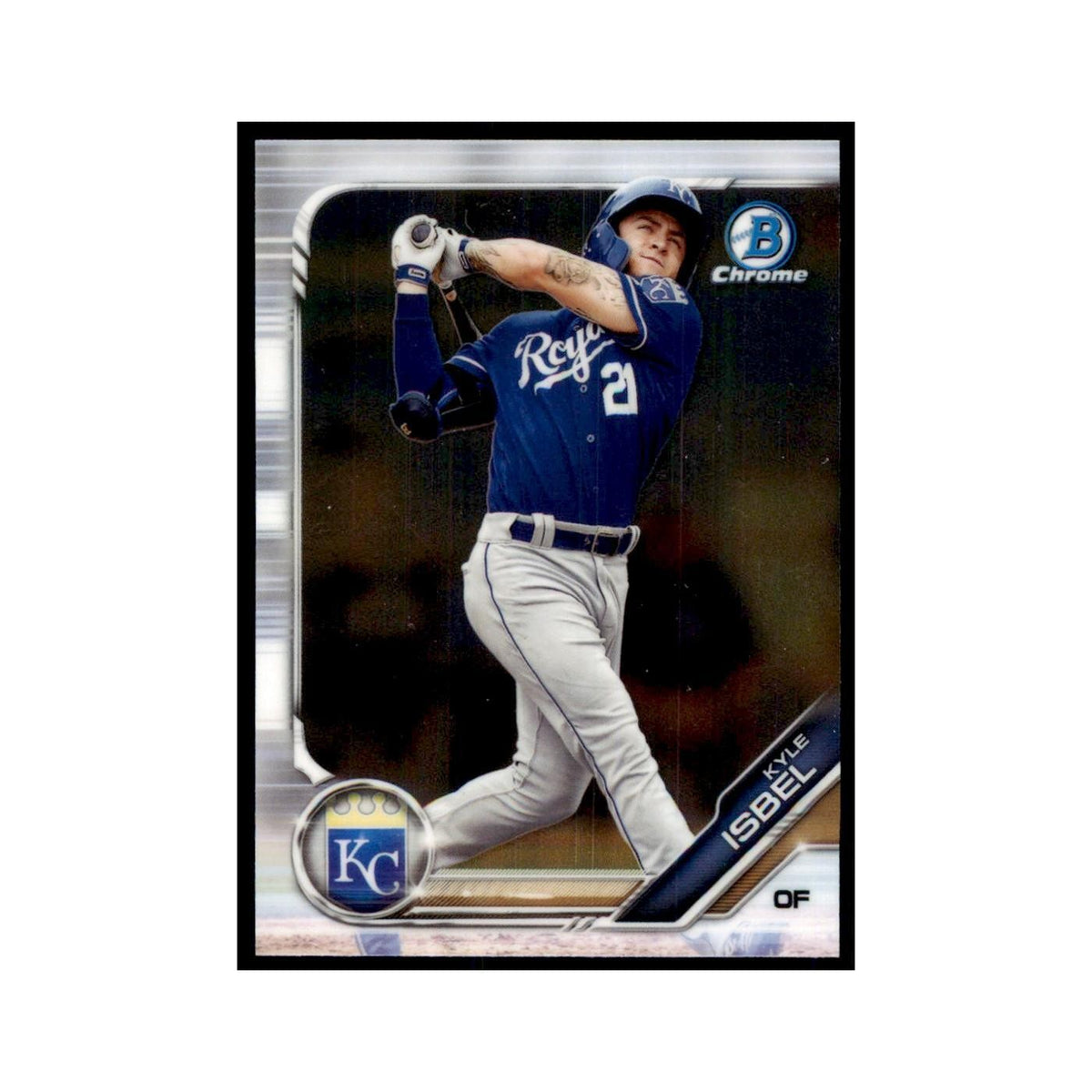 Kyle Isbel 2019 Bowman Draft Chrome #BDC-106 Kansas City Royals Baseball Card NM