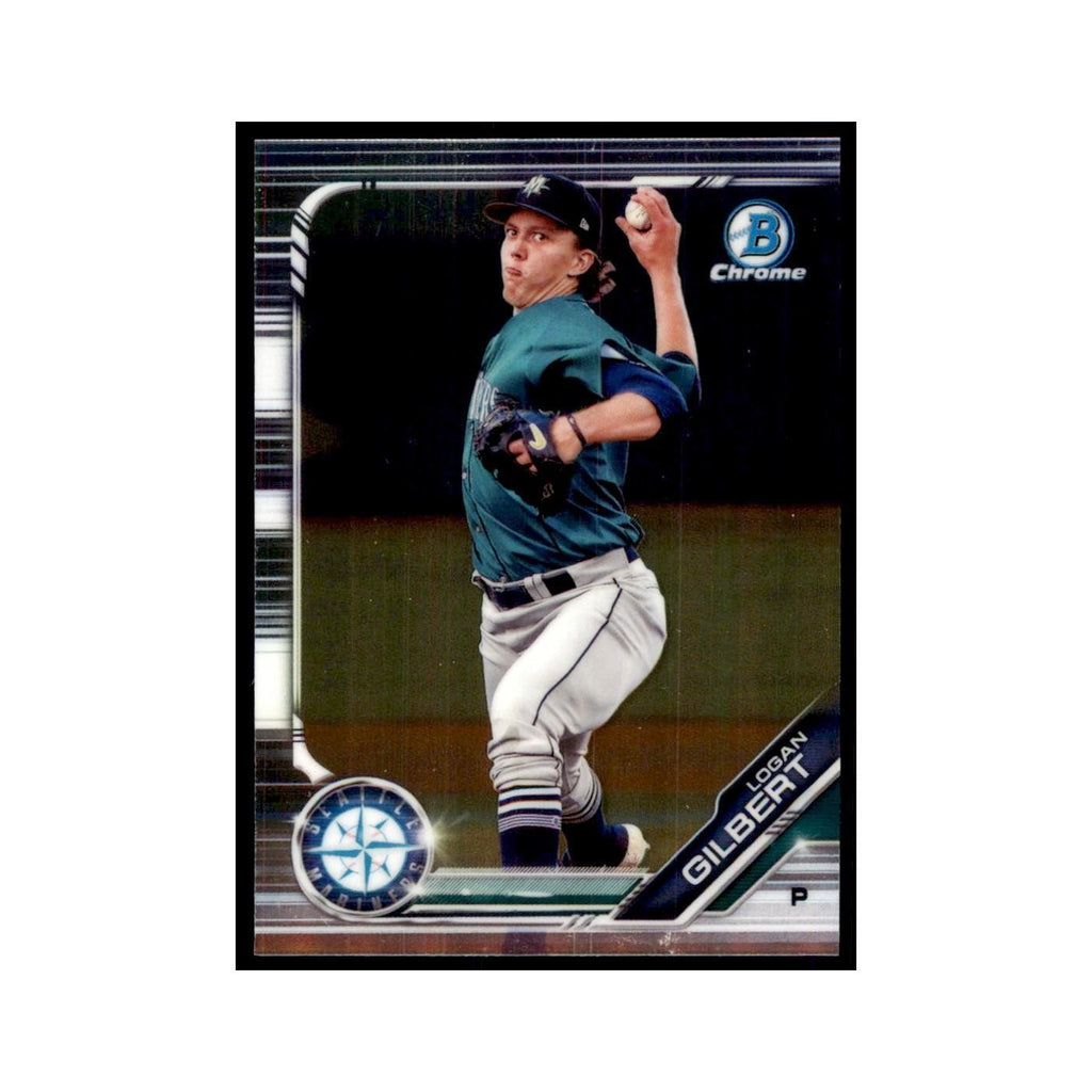 Logan Gilbert 2019 Bowman Draft Chrome #BDC-179 Seattle Mariners NM