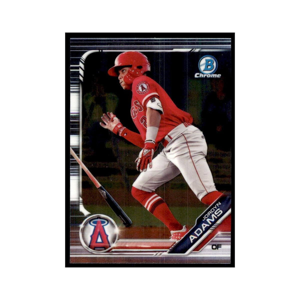 Jordyn Adams 2019 Bowman Draft Chrome #BDC-158 Los Angeles Angels NM