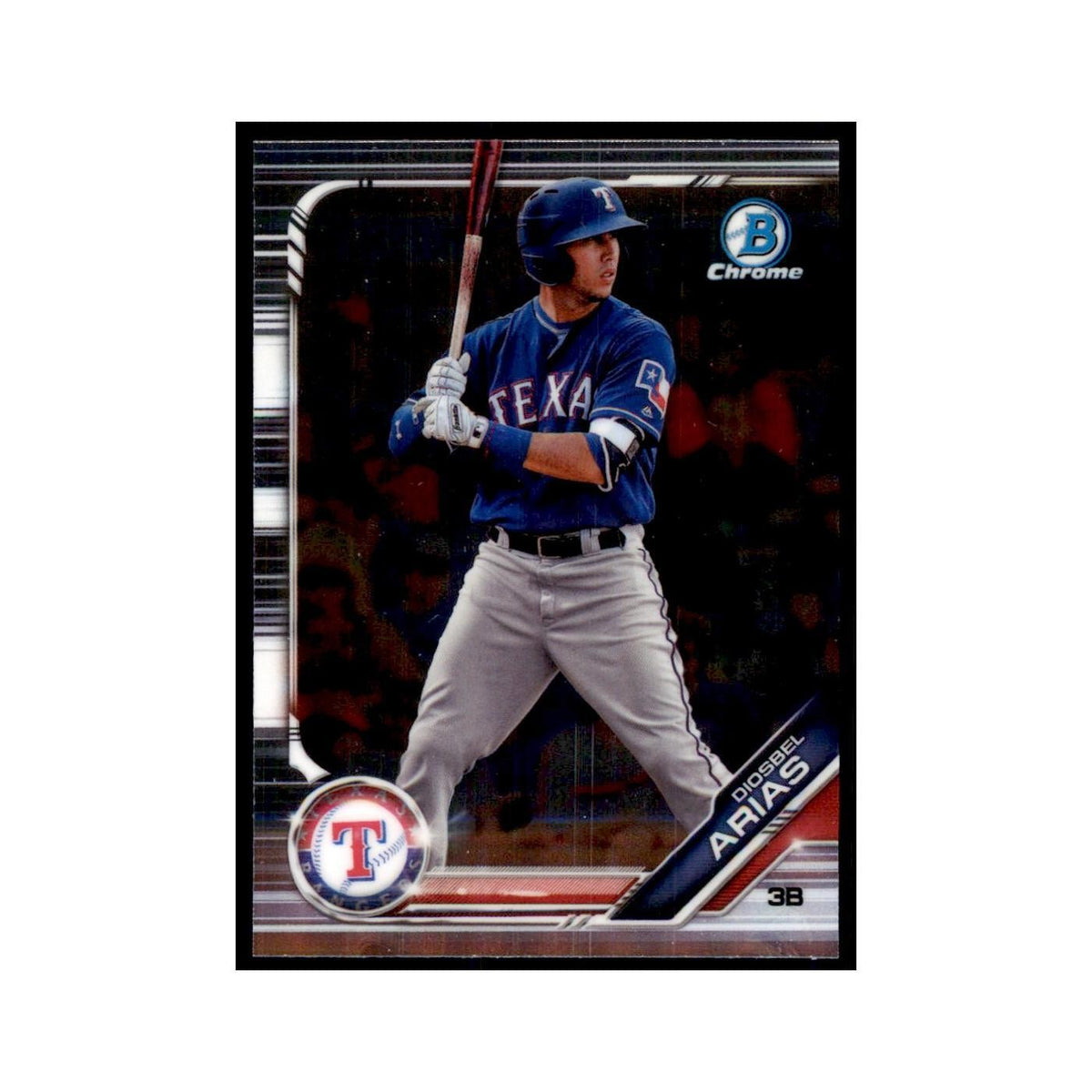 Diosbel Arias 2019 Bowman Draft Chrome #BDC-112 Texas Rangers Baseball Card NM