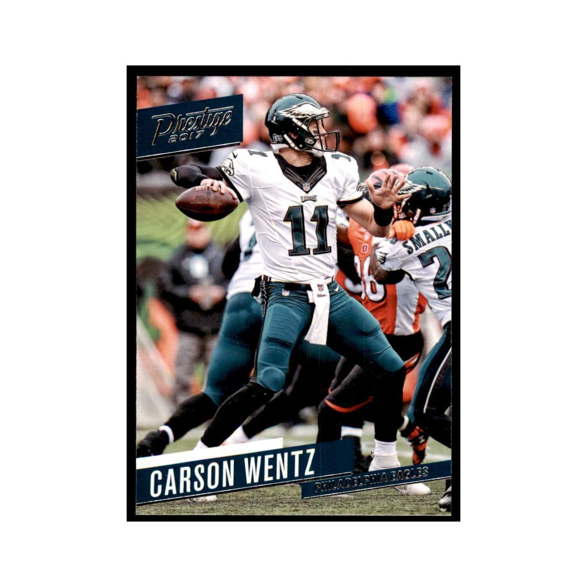 Carson Wentz 2017 Panini Prestige #67 Philadelphia Eagles Football Card NM