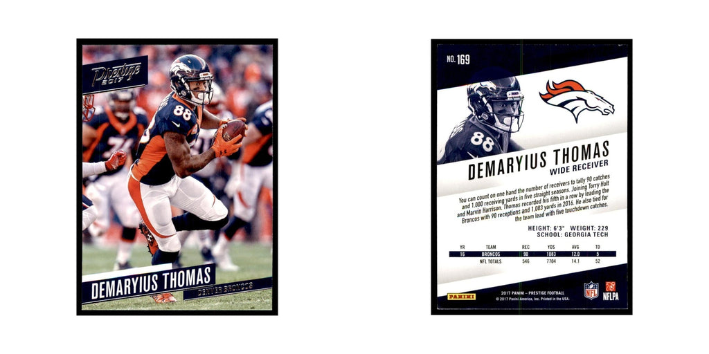 Demaryius Thomas 2017 Panini Prestige #169 Denver Broncos Football Card NM