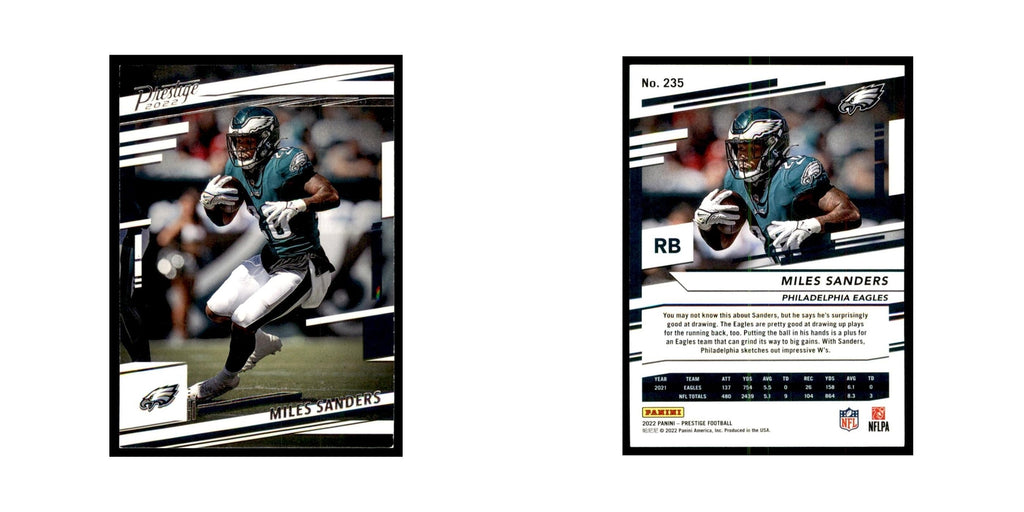 Miles Sanders 2022 Panini Prestige #235 Philadelphia Eagles Football Card NM
