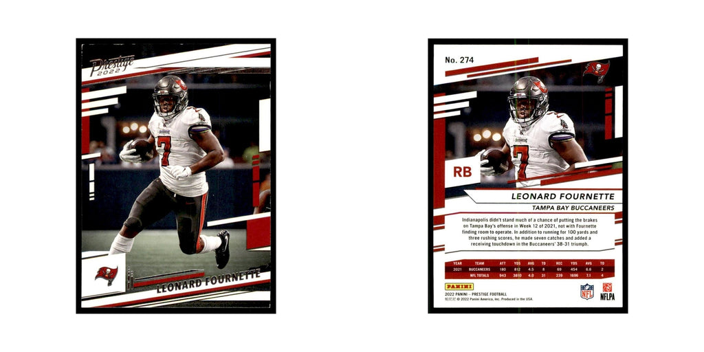 Leonard Fournette 2022 Panini Prestige #274 Tampa Bay Buccaneers NM