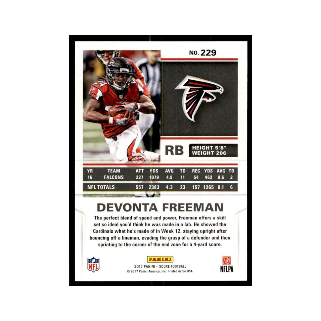 Devonta Freeman 2017 Score #229 Atlanta Falcons Football Card NM