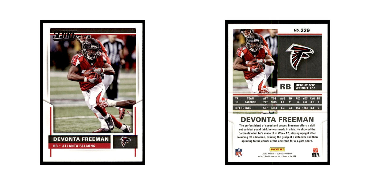 Devonta Freeman 2017 Score #229 Atlanta Falcons Football Card NM