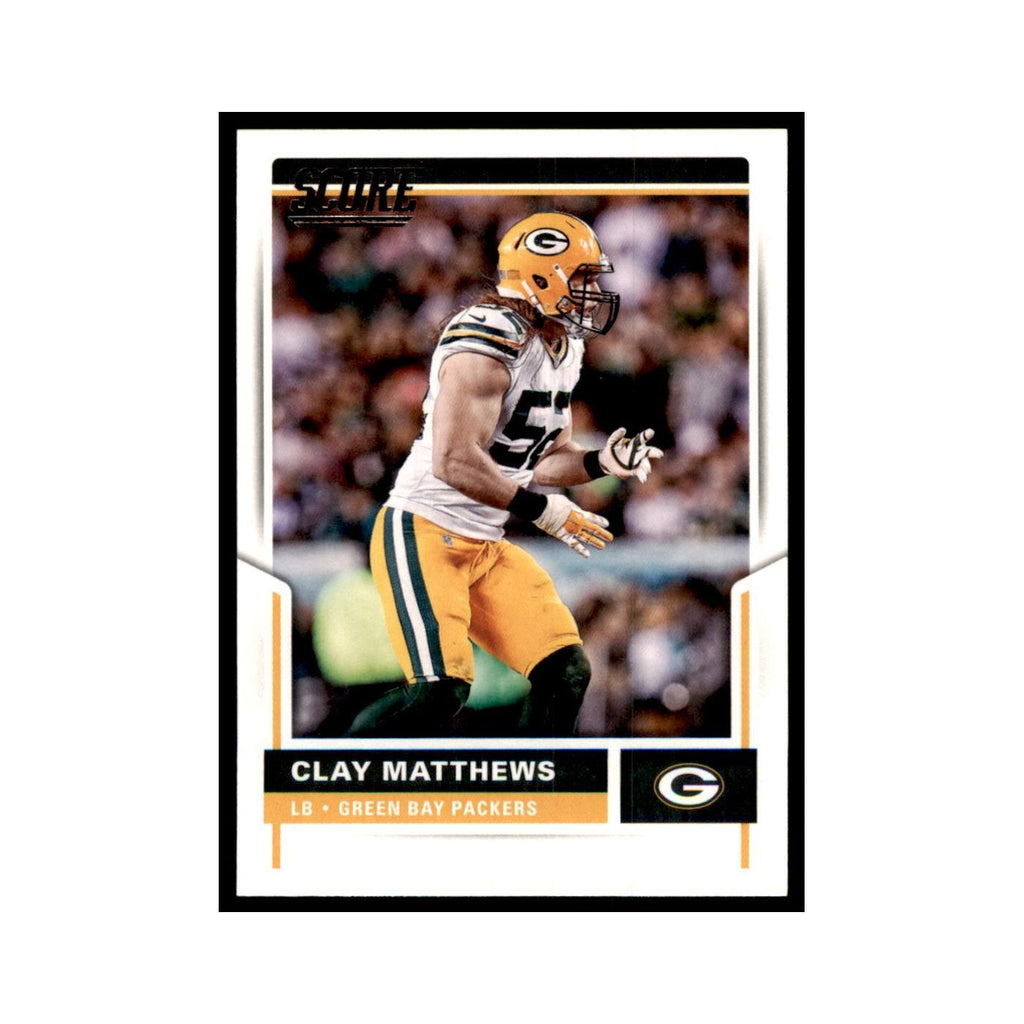 Clay Matthews 2017 Score #258 Green Bay Packers Football Card NM