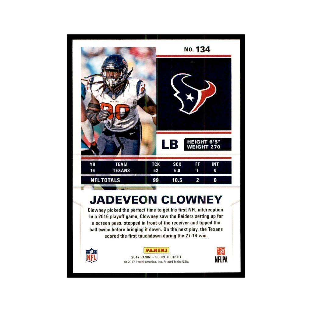 Jadeveon Clowney 2017 Score #134 Houston Texans Football Card NM