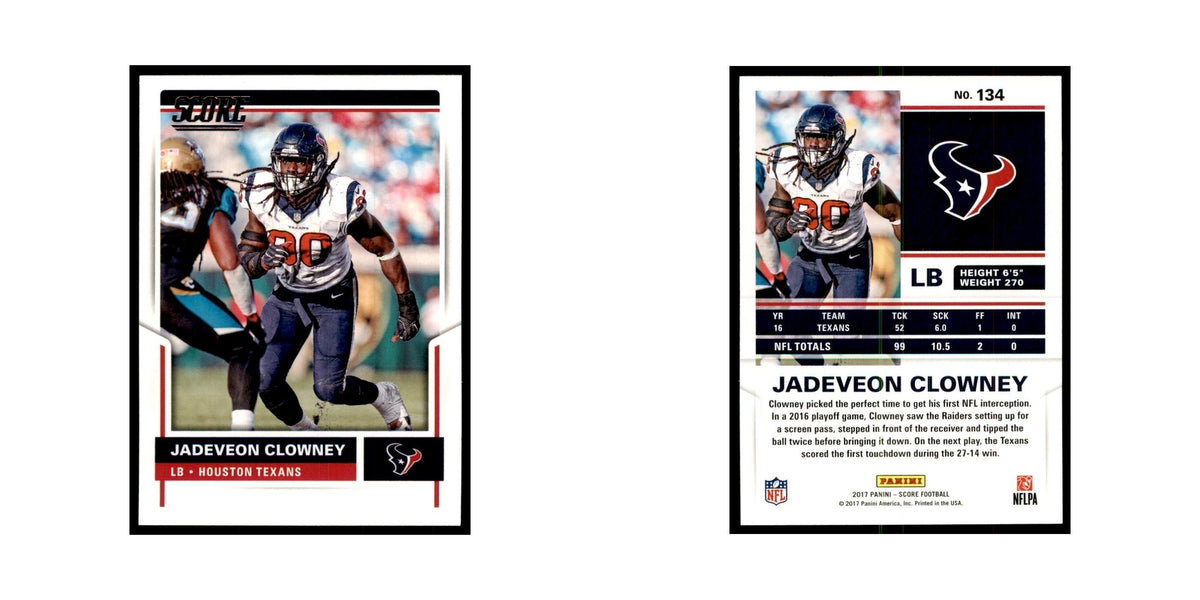 Jadeveon Clowney 2017 Score #134 Houston Texans Football Card NM