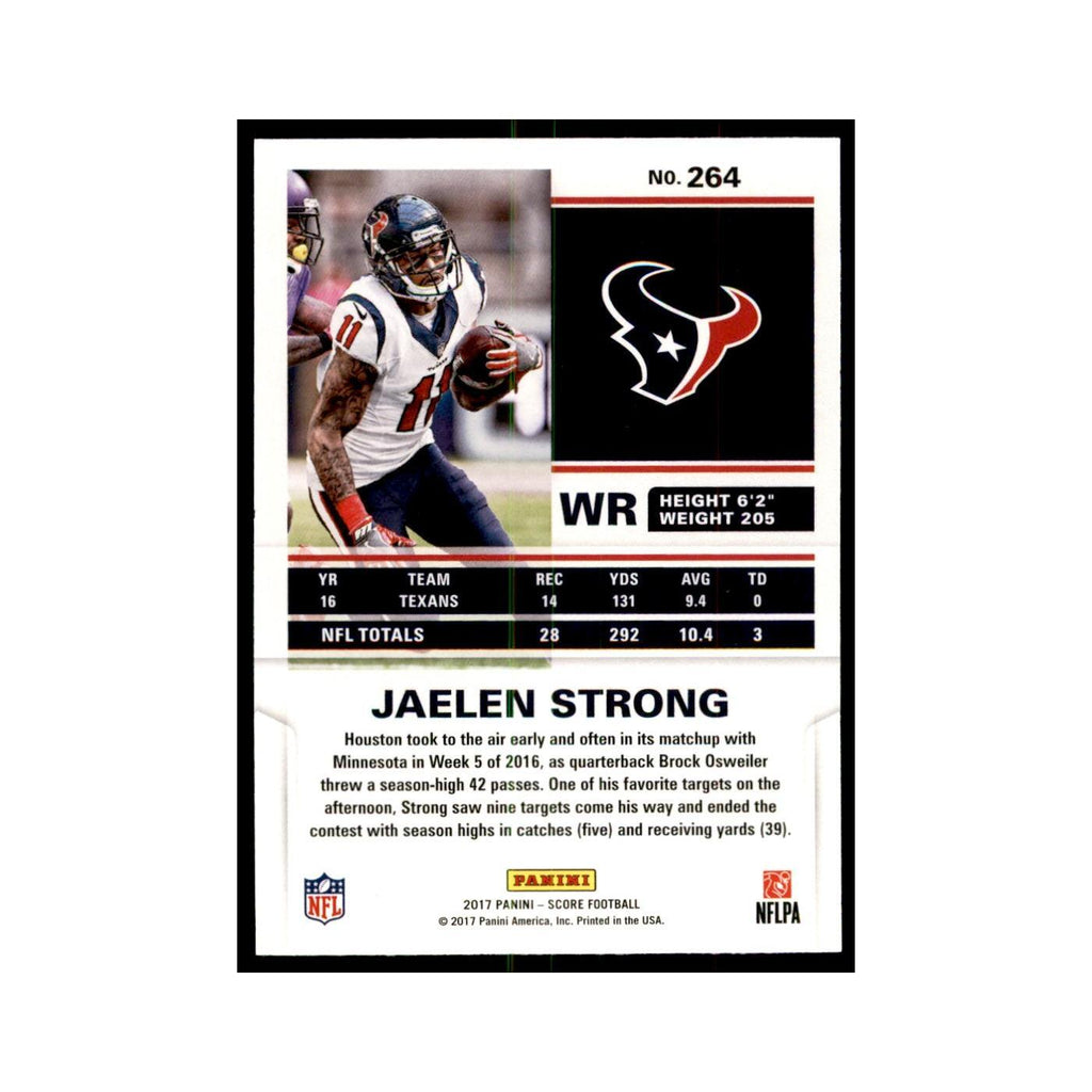 Jaelen Strong 2017 Score #264 Houston Texans Football Card NM