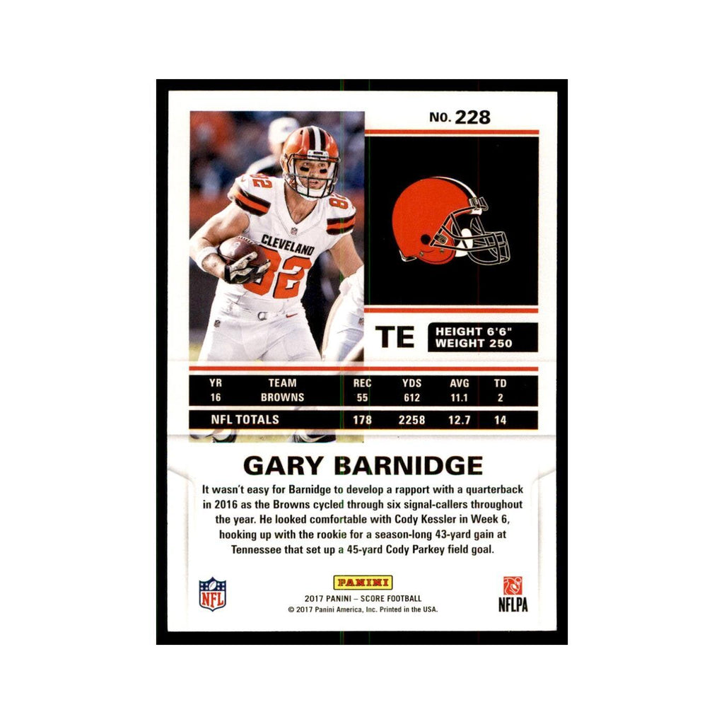Gary Barnidge 2017 Score #228 Cleveland Browns Football Card NM