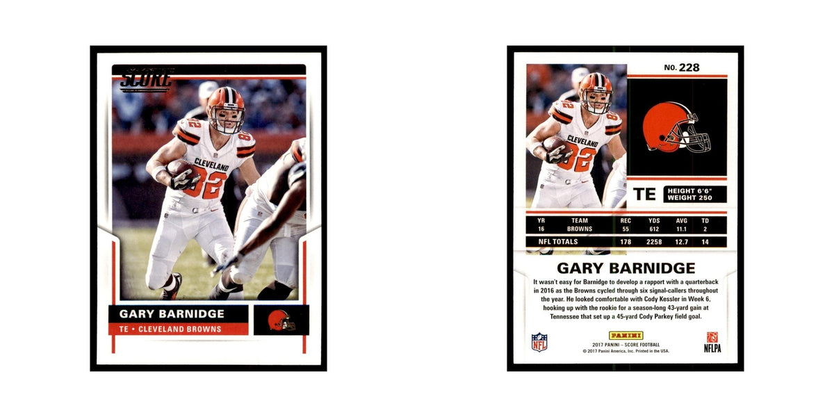 Gary Barnidge 2017 Score #228 Cleveland Browns Football Card NM
