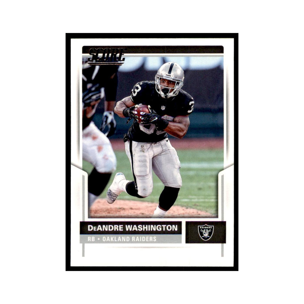 DeAndre Washington 2017 Score #165 Oakland Raiders Football Card NM